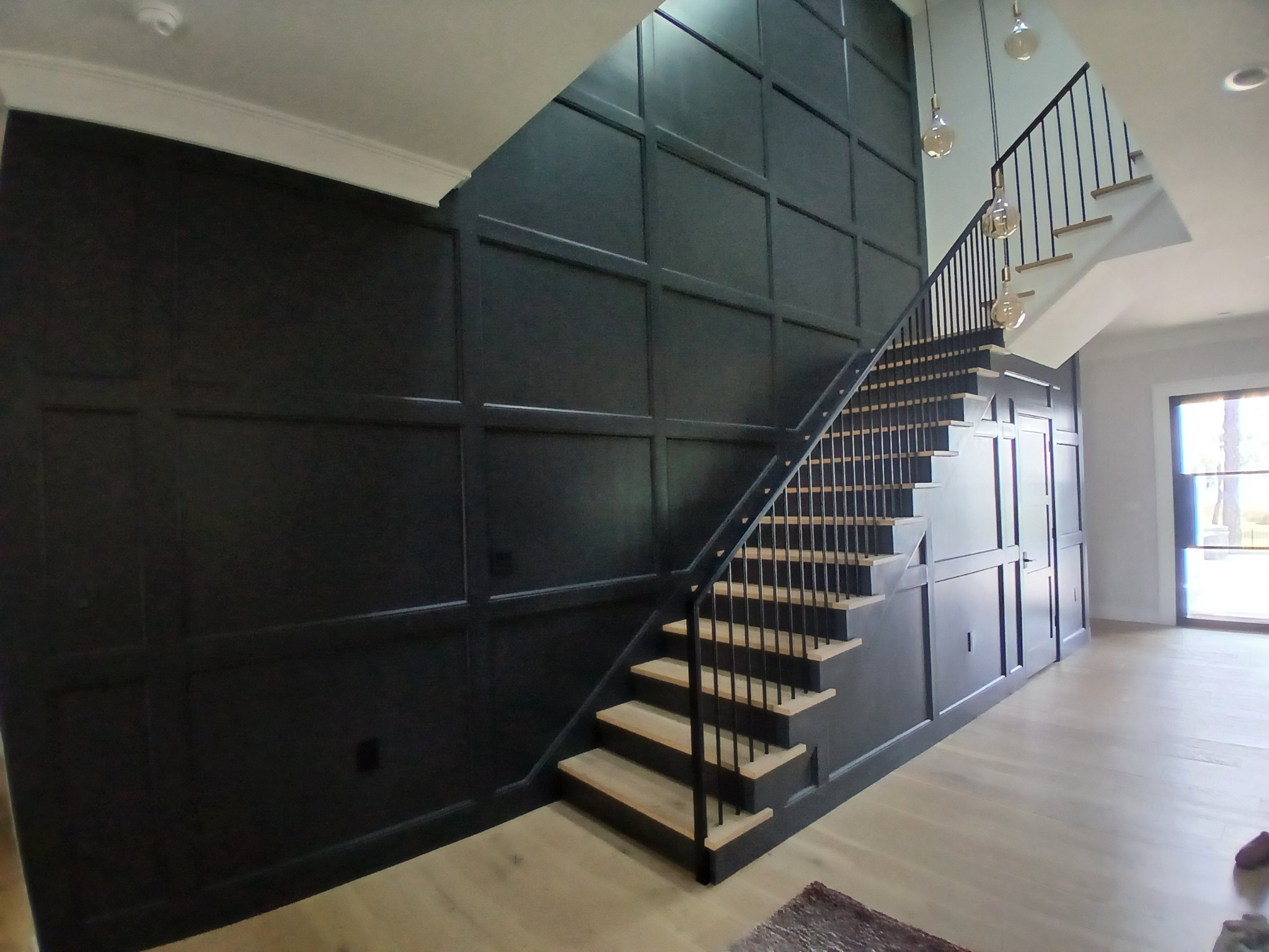 Accent wall ripado – sala de estar